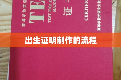 赤城出生证明制作的流程